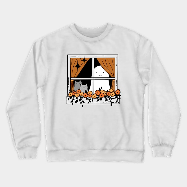 Spring Day Crewneck Sweatshirt by Little Spooky Studio